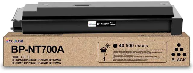 Main image of BP-NT700A BP-NT700 Black Toner Cartridge Compatible for Sharp BP-NT700A | Replacement for Sharp BP-50M26 BP-50M31 BP-50M36 BP-50M45 BP-70M31 BP-70M36 BP-70M45 BP-70M55 Printer