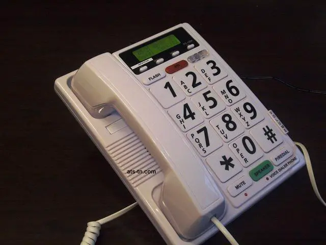 Alt view image 3 of 6 - ATS Totally Voice Activated Telephone - Answer, Dial & Hang-Up with Only Your Voice | Unit is trained to respond to users voice in any language - AtsCares.com