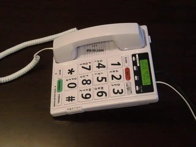 Alt view image 2 of 6 - ATS Totally Voice Activated Telephone - Answer, Dial & Hang-Up with Only Your Voice | Unit is trained to respond to users voice in any language - AtsCares.com