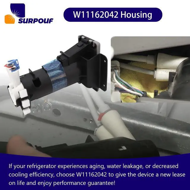 Alt view image 6 of 7 - W11162042 Filter Housing W10899414 W11036338 Compatible with Whirlpool Kenmore Maytag Refrigerator Replace W10899414 4815993 AP6284618 PS12347902 EAP12347902