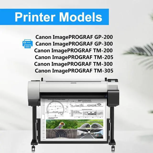 Alt view image 3 of 6 - Compatible PFI-320 PFI-320M Magenta High Yield 300-ml Ink Cartridge (2892C001AA) Replacement for Canon PFI-320M ImagePROGRAF GP-200 GP-300 TM-200 TM-205 TM-300 TM-305 Printers (1-Pack)
