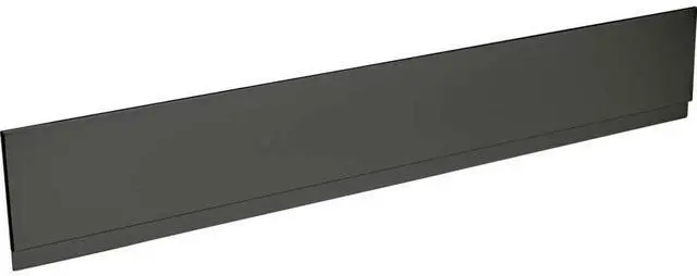 Main image of 11NBBKGDDS Front Control Freestanding Range Universal Backguard, Black Stainless Steel Backsplash Guard