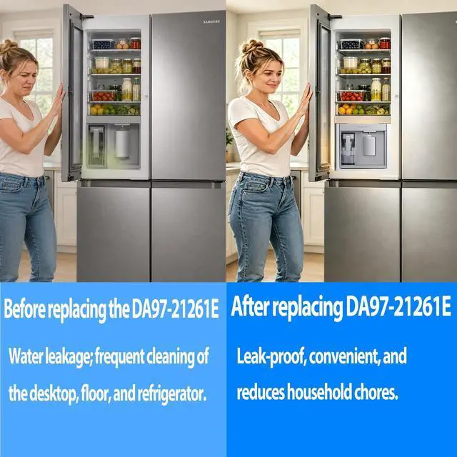 Alt view image 4 of 7 - DA97-21261E Water Pitcher Assembly Replacement for samsung Refrigerator | RF29A9671SR, RF29A9071SR, RF23A9671SR, etc Water Pitcher. No Leak, Includes 2 Extra Sealing Rings