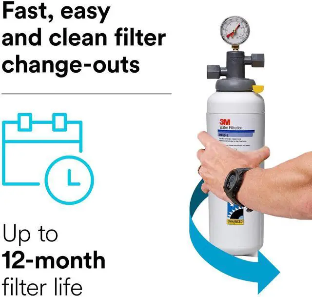 Alt view image 5 of 7 - 3M Water Filtration Products Water Filtration System ICE160-S for Commercial Ice Maker Machines