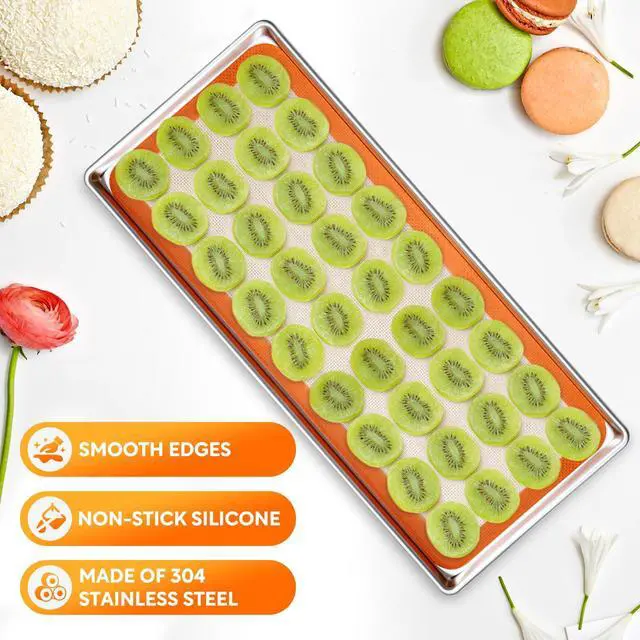 Alt view image 3 of 7 - Freeze Dryer Trays for Harvest Right Large Freeze Dryer Accessories, Included 6Pcs Trays and 6Pcs Silicone Mats