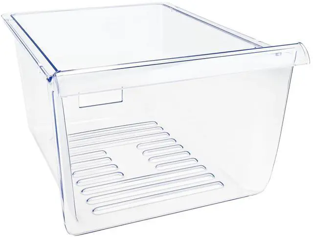 Main image of WP2256704 Refrigerator Crisper Drawer (clear) Compatible with whirlpool, kenmore, amana, maytag etc. Refrigerator Crisper Pan 2256704 replace 1469225, PS11739936, AP6006849, EAP6006849 etc