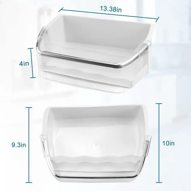 Alt view image 4 of 5 - Fits for kenmore Elite Refrigerator Parts By - AAP73252202 AAP73252209 Refrigerator Door Bin for L.G Refrigerator LFX31925ST LFXC24726S LFX25991ST (Right, 2 Pack)