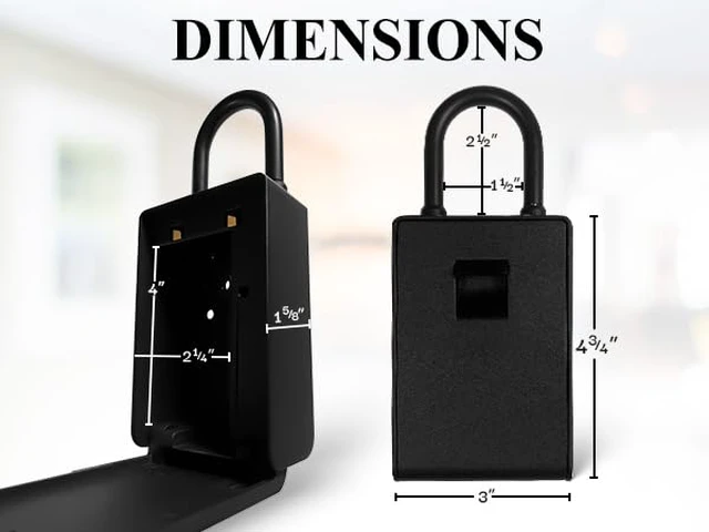 Alt view image 6 of 7 - Smart Wall Mount Key Lock Box with Bluetooth Keyless Entry, Extra Large for Keys & Access Cards, Auto Lock, App Control, IP65 Waterproof, Secure Code, for Home, Office, & Airbnb (Standard)