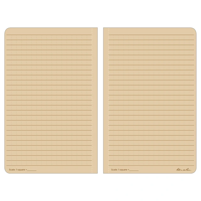 Alt view image 2 of 7 - Weatherproof Tactical Field Kit: MultiCam CORDURA® Fabric Cover, 4.625" x 7.25" Tan Tactical Notebook, Weatherproof Pen (No. 980M-KIT)