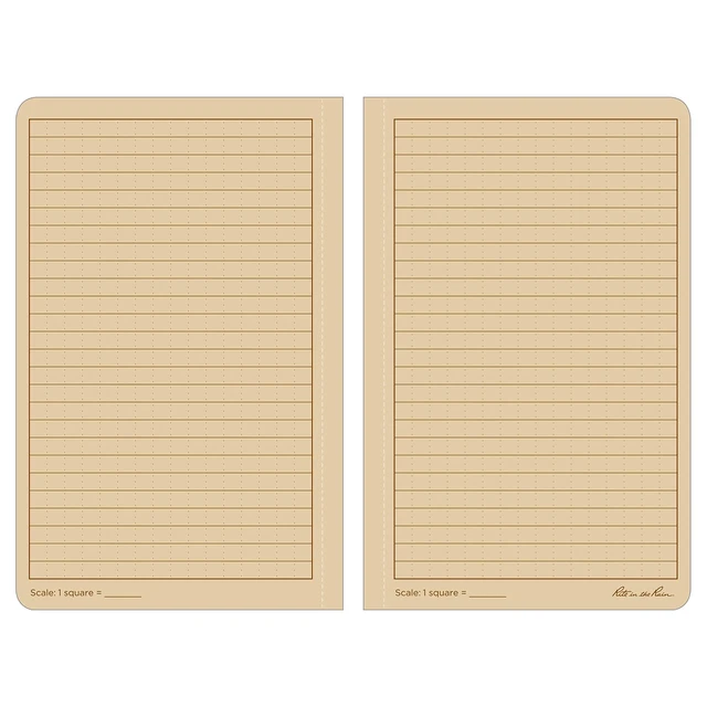 Alt view image 7 of 7 - Weatherproof Tactical Field Kit: MultiCam CORDURA® Fabric Cover, 4.625" x 7.25" Tan Tactical Notebook, Weatherproof Pen (No. 980M-KIT)