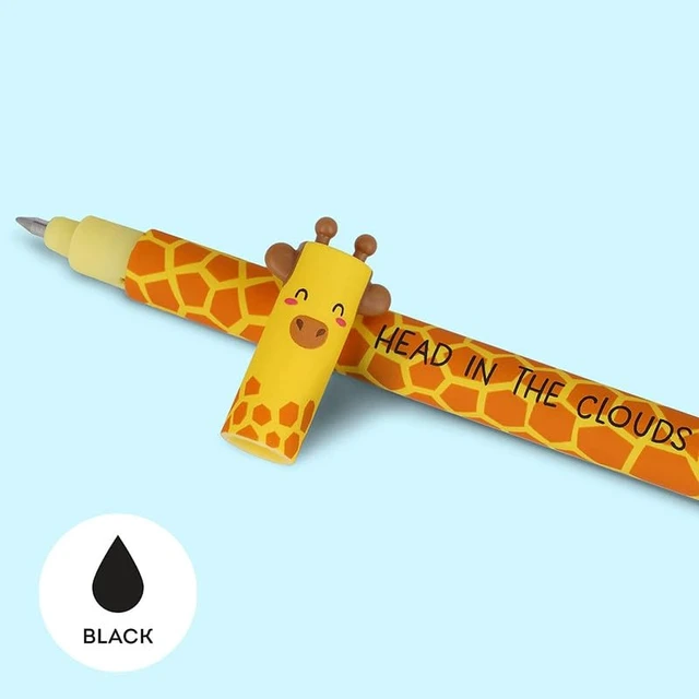 Alt view image 4 of 6 - Set of 19 Erasable Gel Pens with Thermosensitive Erase Ink, Range of ink colours & barrel designs, 0.7mm Tip, Animal Designs