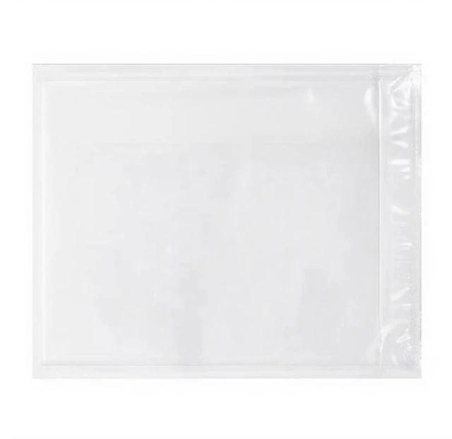 Main image of 1000 PCS 6"x10" Clear Packing Slip Pouches List Envelopes Self-Adhesive Plastic Mailing Pouch Enclosed Bags for Packing Slips Invoice Label