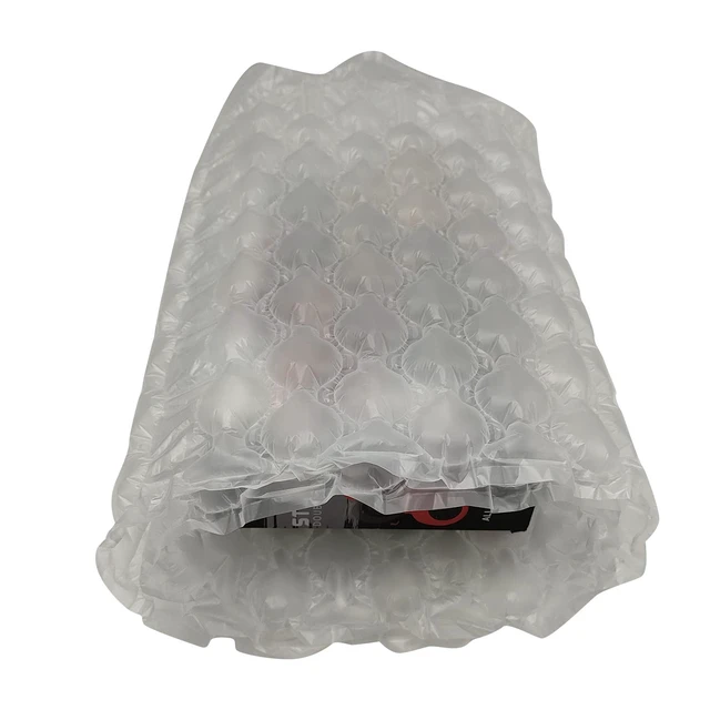 Alt view image 6 of 6 - Bubble Cushioning Wrap for Shipping - 984ft x 16" Air Pillows Air Cushion Machine Film Roll, Durable Packing Material & Supplies - Versatile for Packing Bubble Bags & Shipping Wrap - 2 Pack