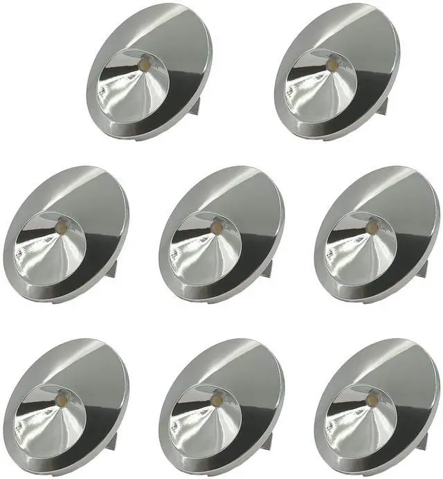 Main image of (Pack of 8) WR55x11132 WR55X25754 for GE Refrigerator LED Light Bulb Replacement and Cover Assembly Compatible with ge Refrigerator, Replace WR55X26487 WR55X30603 WR55X30602 WR55X26486, 2024 New Up