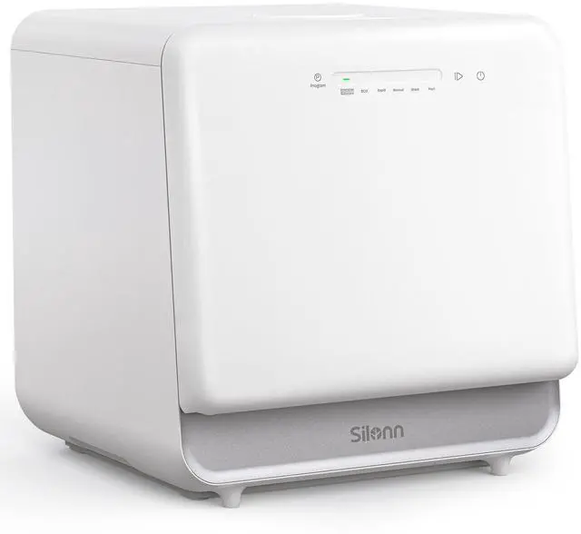 Main image of Portable Countertop Dishwasher, 5L Tank No Plumbing Needed 7 Wash Prog 360° Spray, 4-Place Settings Dishwasher Auto Dry for Apartments RVs Dorms