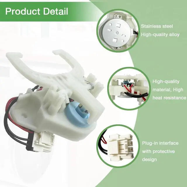 Alt view image 4 of 6 - Upgraded WH03X30517 WH05X25036 WH03X32217 WH03X32097 Shift Actuator Kit | Includes Motor Pulley & Transmission Pulley & Wh03X32158 Speed Sensor & WH05X24185 Machine Clutch Fits for GE Hotpoint Washer