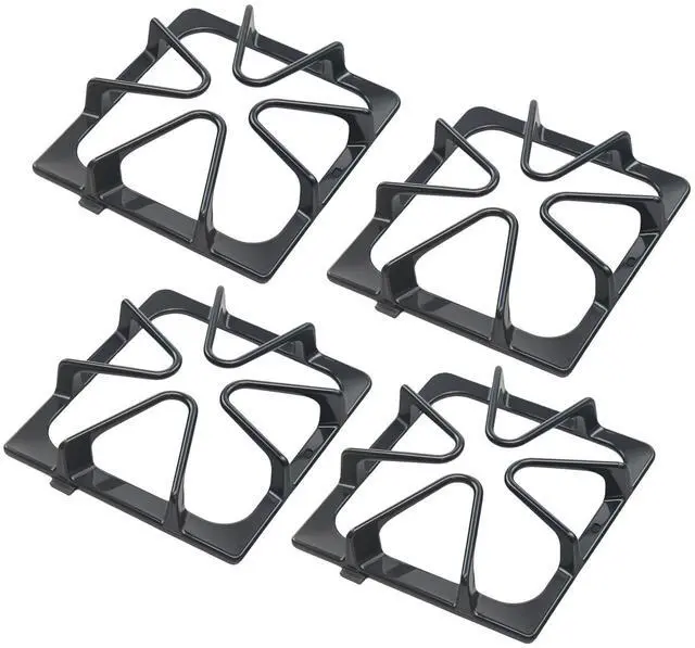 Main image of W10447925 Stove Grates Replacement for Whirlpool Stove Top, Gas Burner Range Grate for Maytag Amana Inglis Kirkland Cooktop Parts, Range Surface Grate Cast Iron Oven Grates Burner Rack Sets 4 Pack