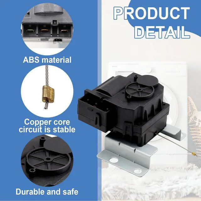 Alt view image 5 of 6 - DC31-00203A Washer DC Motor Clutch Compatible with Samsung Washing Machine Replace for DC31-00203A, DC3100203A, AP7190110, PS16734814, EAP16734814