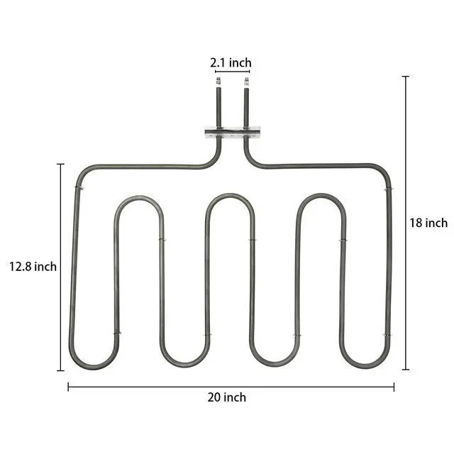 Alt view image 2 of 4 - 2 Pack 318254909 318254906 Oven Bake Heating Element | Compatible with Electrolux Kenmore Frigidaire 318254901 AP4298966 PS1992188