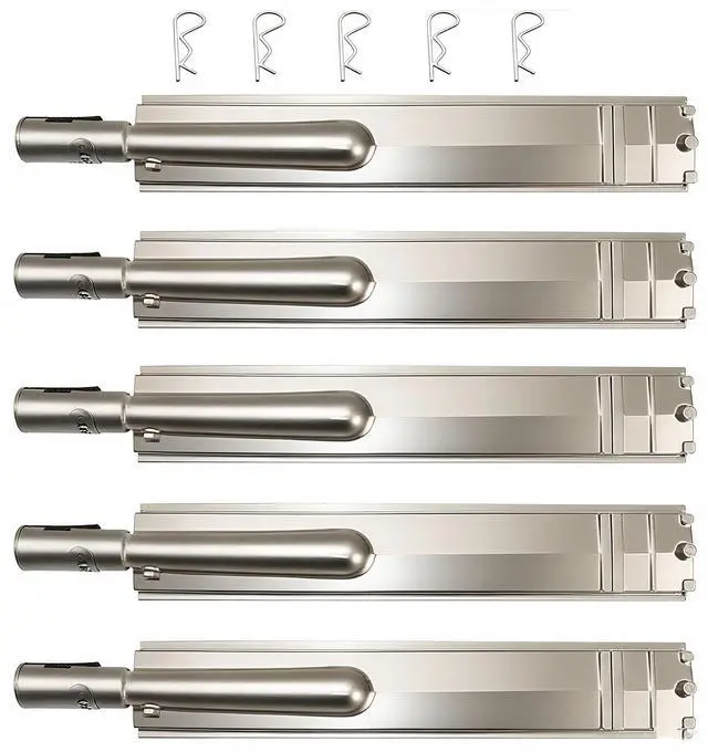 Main image of SA652Z (5-Pack) 16 Inch Heavy Duty 304 Stainless Steel Grill Burner, Premium Bull Grill Replacement Parts and Bull Grill Parts for Bull Burner and for Cal Flame
