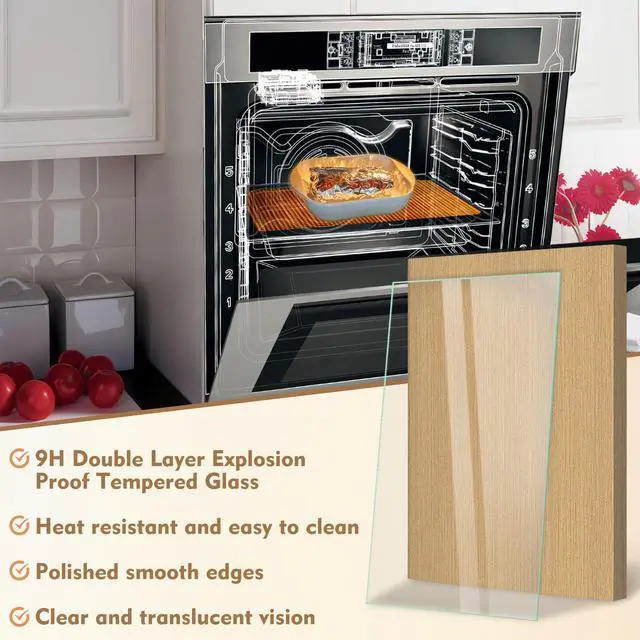 Alt view image 3 of 6 - New WP4449253 Oven Door Glass,Perfect Replacement for whirlpool Oven Doors | Replace AP6009382 4449253 PS11742541 EAP11742541, for kitchenAid Oven Inner Door Glass Change