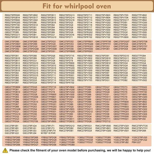 Alt view image 6 of 6 - New WP4449253 Oven Door Glass,Perfect Replacement for whirlpool Oven Doors | Replace AP6009382 4449253 PS11742541 EAP11742541, for kitchenAid Oven Inner Door Glass Change