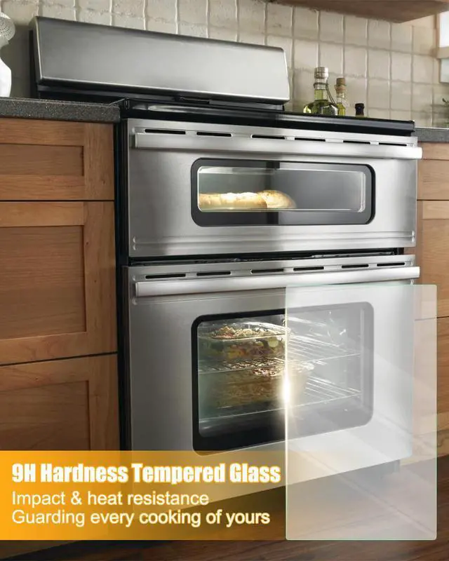 Alt view image 3 of 6 - Upgraded WP4449253 Oven Door Glass Fit for Whirlpool KitchenAid Ovens | 9H Hardness Tempered Interior Glass, Replaces AP6009382 4449253 PS11742541 EAP11742541 & More Models