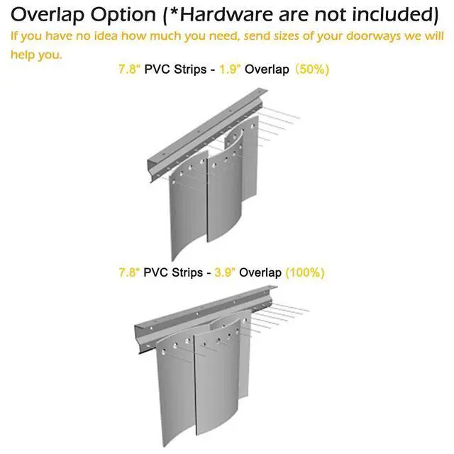 Alt view image 6 of 6 - Walk-in Cooler Freezer Plastic Vinyl Strip Door Curtain | Minimum -31°F, Heavy Duty PVC Curtain Bulk Roll, Commercial Industrial for Garage Warehouse, 164 Ft * 7.87" * 0.07" Smooth