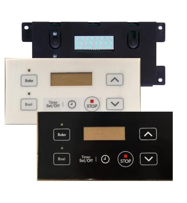 Alt view image 3 of 4 - 316455520 Replacement Control Board for Frigidaire Gas Range | Compatible with 5304518661, 316455570, Compatible with Electrolux, Kenmore, 7 Button Control Board Clock