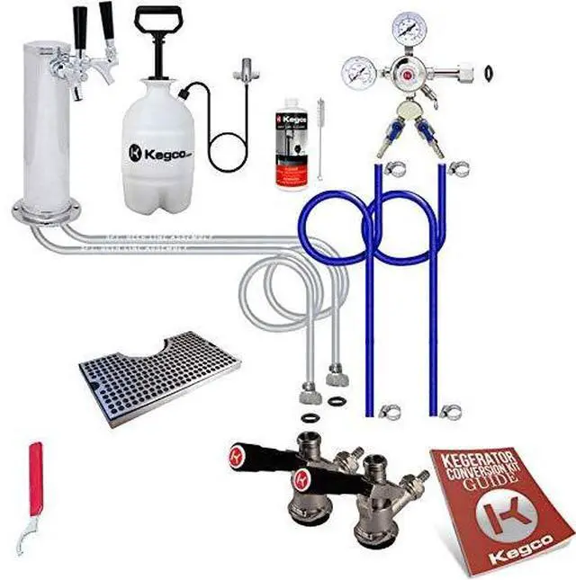 Main image of EBUTCK2-NT Ultimate Tower 2 Kegerator Conversion Kit - No Tank