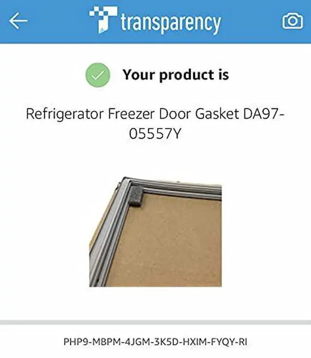 Alt view image 2 of 3 - Refrigerator Freezer Door Gasket DA97-05557Y