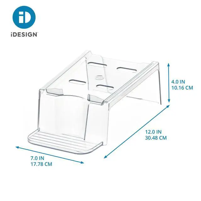 Alt view image 3 of 5 - InterDesign Laundry Detergent Holder,Liquid Detergent Stand for Laundry Room Organization,Clear,(Pack of 6)