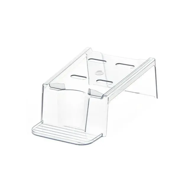 Alt view image 5 of 5 - InterDesign Laundry Detergent Holder,Liquid Detergent Stand for Laundry Room Organization,Clear,(Pack of 6)