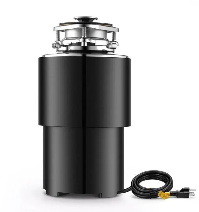 Main image of Food Waste Garbage Disposal, 3/4HP 1500RPM AC Motor, Continuous Feed Kitchen Sink Garbage Disposer, 3-Bolt Mount Food Waste Grinding System with Splash Guard & Power Cord for Kitchens
