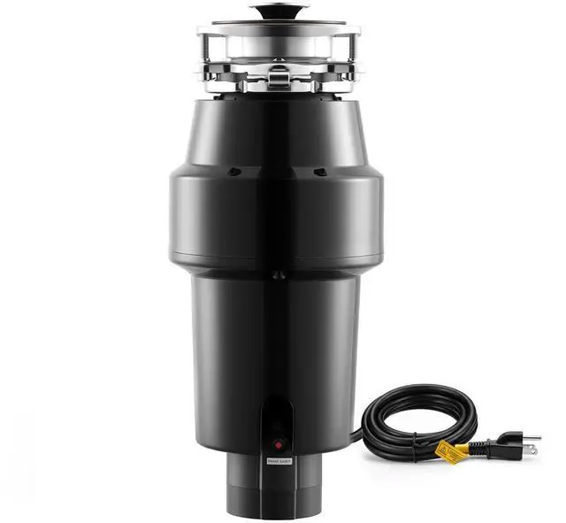 Main image of Food Waste Garbage Disposal, 1HP 3700RPM DC Motor, Continuous Feed Kitchen Sink Garbage Disposer, 3-Bolt Mount Food Waste Grinding System with Splash Guard & Power Cord for Kitchens