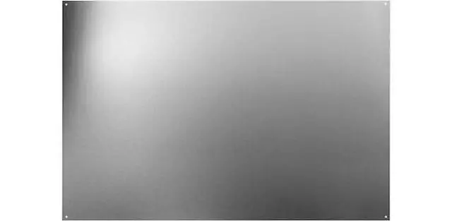 Alt view image 3 of 4 - SP3004 Reversible Stainless Steel Backsplash Range Hood Wall Shield for Kitchen, 24 by 30-Inch