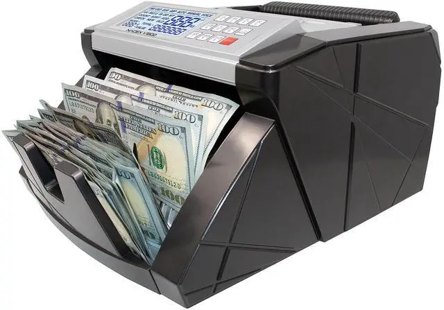 Alt view image 5 of 6 - V1800 Money Counter - Color Coded Dual TFT Display - Professional Grade Accurate Fast Bill Counting with UV/MG/IR Counterfeit Detection - Counts 1000 Notes/Min
