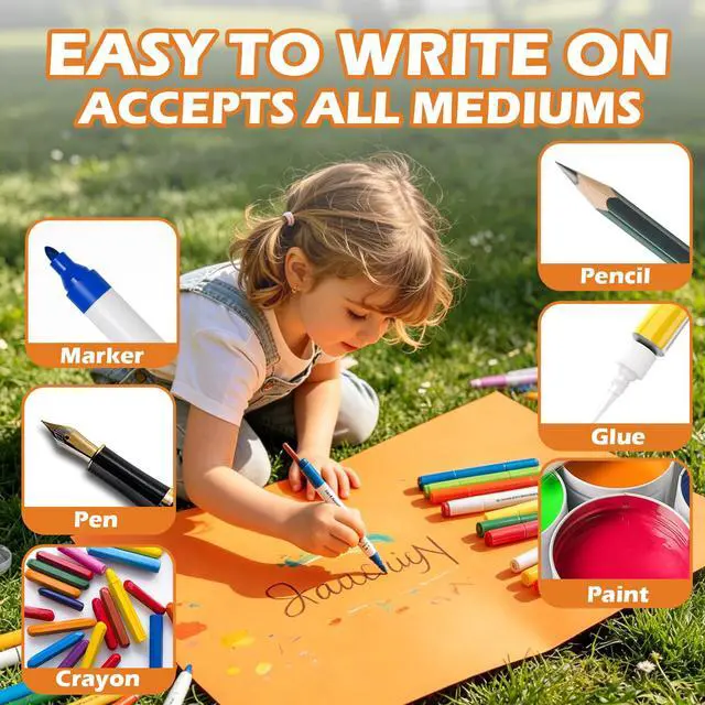 Alt view image 4 of 6 - 24 x 36 Large Poster Board, 30 Sheets Color Poster Boards, 6 Assorted Double-Sided Color Cardstock Paper, 92lb/250GSM Thickness Colored Poster Board Paper, for School Project, Crafts Etc