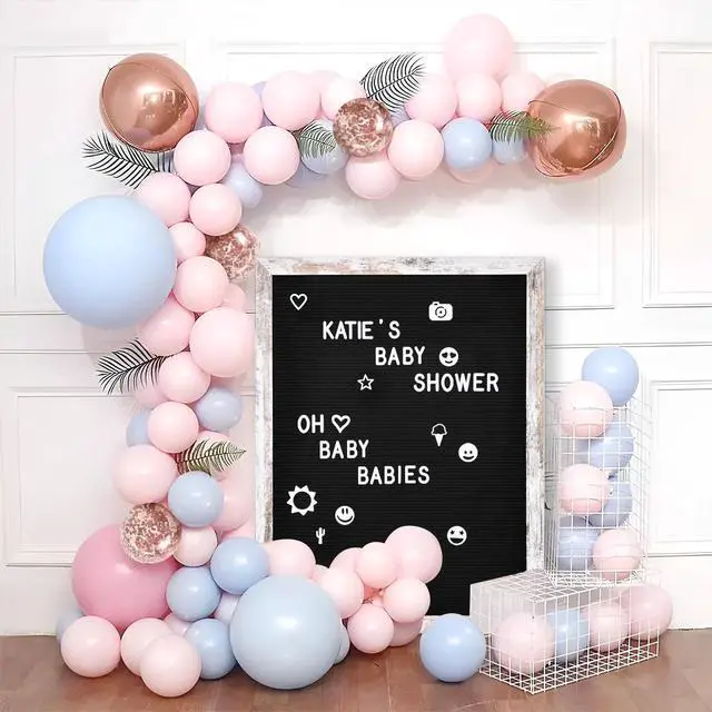 Alt view image 4 of 6 - Large Black Felt Letter Board, 24 x 30 inches Changeable Letter Board with Letters, Numbers & Symbols, Wood Frame Black Felt Menu Board for Restaurant(ZMB-6080-1P)