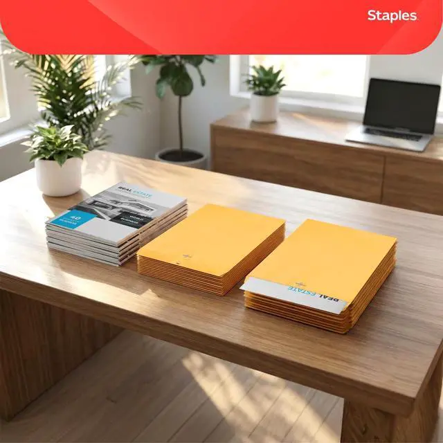 Alt view image 4 of 5 - 10 x 13 Kraft Clasp & Gummed Catalog Envelopes, Brown Manila, Strong Metal Clasp Closure, 250/Box