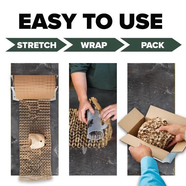 Alt view image 3 of 6 - Cushion Lock Protective Wrap, 12 in x 600 ft