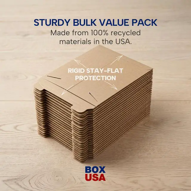 Alt view image 5 of 6 - Rigid Mailers 13" x 18" (100-Pack) - Cardboard Mailer Envelopes for Posters, Photos, Presentation Materials - Stay Flat