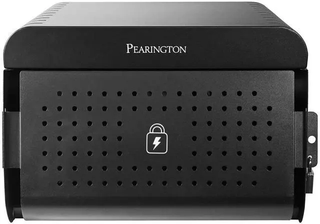 Main image of 12 Device Portable Charging Station for Tablets, iPads, Chromebooks, and Laptop Computers with Lock, Surge Protection, for Classroom or Office