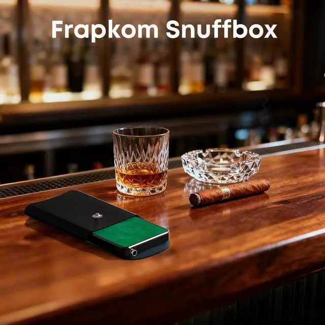 Alt view image 6 of 6 - Green Black Organize Box, 8 Compartment Storage Box with Built Alloy Straw,Fashionable lifestyle