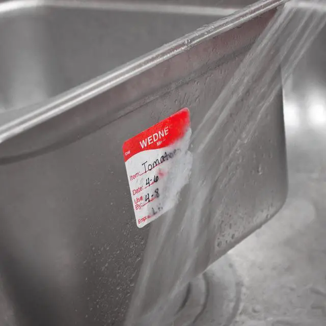 Alt view image 2 of 3 - Day of The Week 1" Square Dissolvable Labels, Monday-Sunday, Dispenser Box Included (3,500 Labels)
