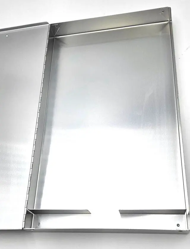 Alt view image 2 of 6 - 11x17 Clipboard Aluminum Storage Box Featuring a High Capacity Clip