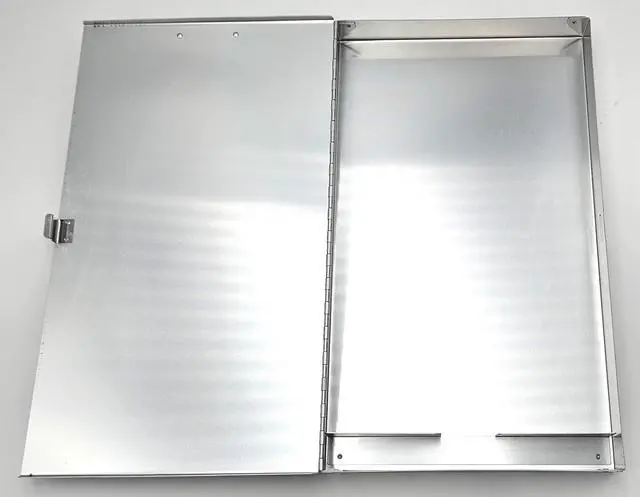 Alt view image 4 of 6 - 11x17 Clipboard Aluminum Storage Box Featuring a High Capacity Clip