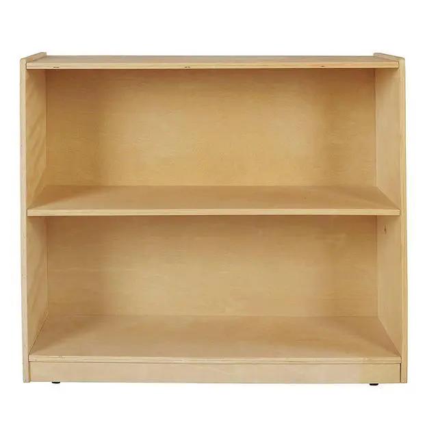 Alt view image 6 of 6 - Double-Sided Mobile Book Display with Storage Shelves, Classroom Bookshelf, Natural | Independent book browsing, 5 deep shelves, 2 rear shelves for extra storage, durable birch, GREENGUARD Gold Certif