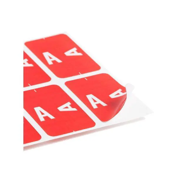 Alt view image 6 of 6 - AlphaZ ACCS Color-Coded Alphabetic Label, A-Z, Assorted Colors (67170)