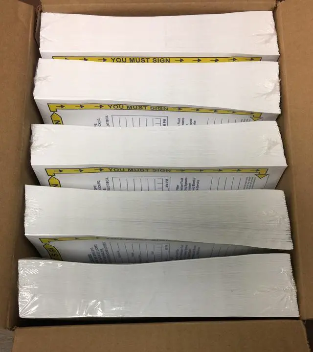 Alt view image 3 of 6 - Key Drop Off Envelope - EBNO-1-Y - 500 Qty. (W1)
